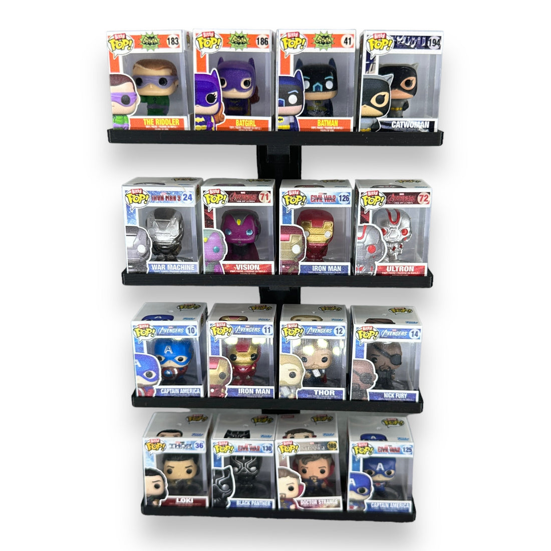 New options for keeping your Bitty Pops organized and displayed! - Superhero DIY
