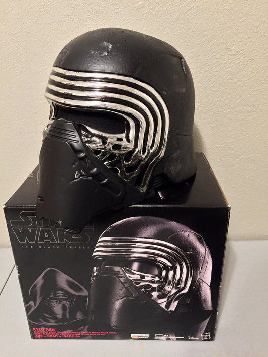 Highly Modified / Upgraded Black Series Kylo Ren Helmet - SuperheroDIY