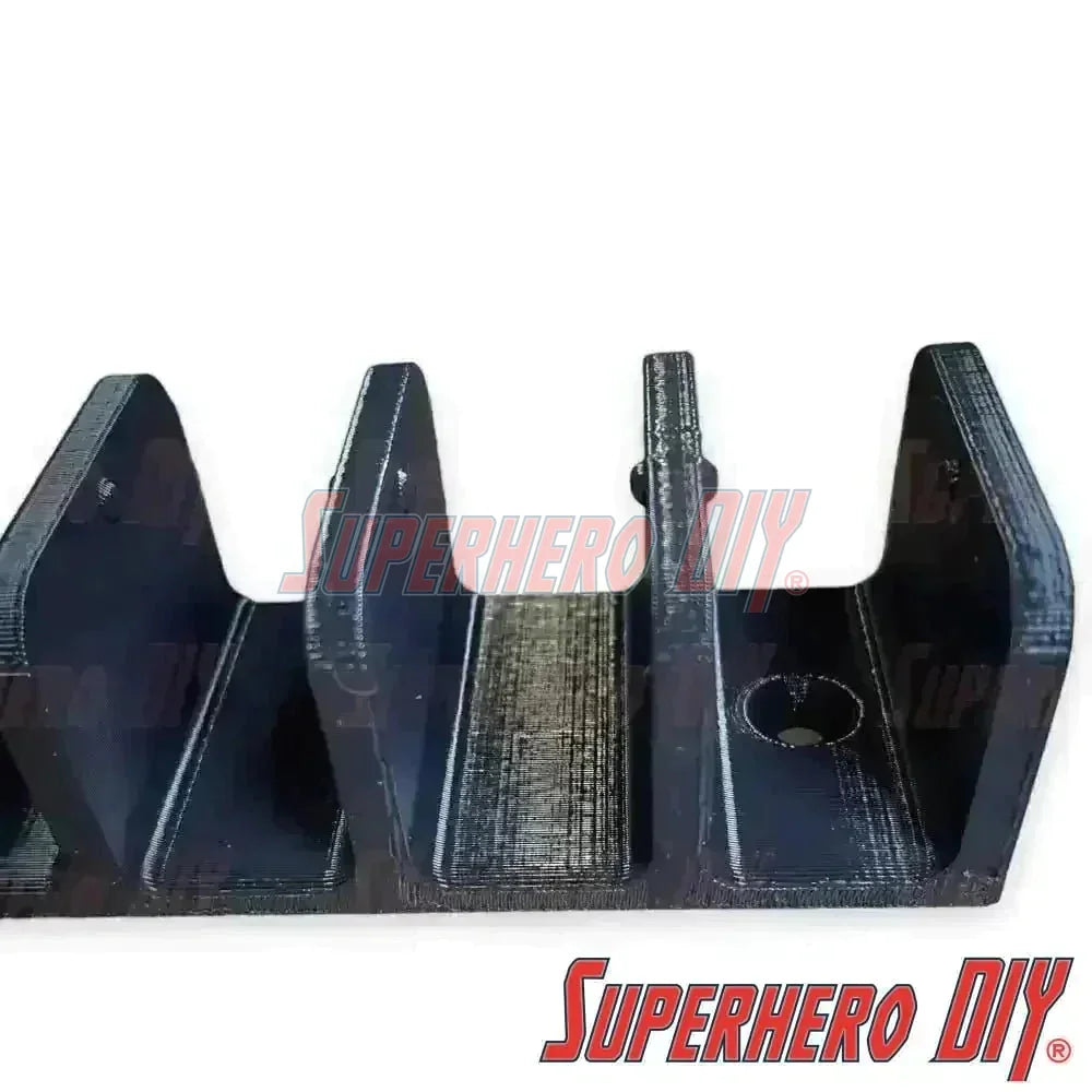 10-Stick Hockey Stick Holder Wall Mount | Ice Hockey Stick Organizer | Fits all size sticks | Hockey Stick Organizer holds up to 10! - Superhero DIY