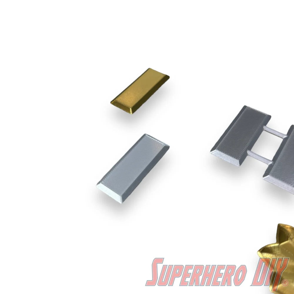 1st Lieutenant Rank | LT Junior Grade US Military Officer Rank Insignia | Authentic rank - multiple sizes! - Superhero DIY
