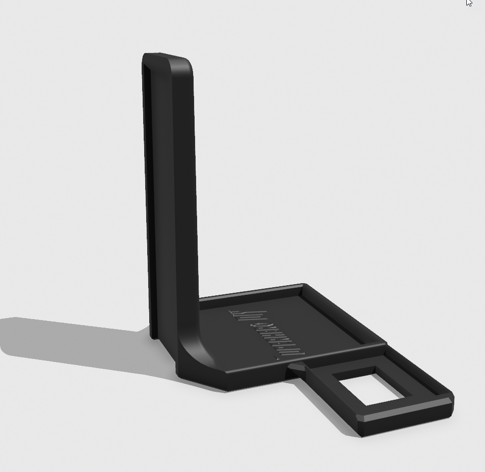 Floating shelf for Bitty Pop Arcade cabinet providing storage for figures and boxes.