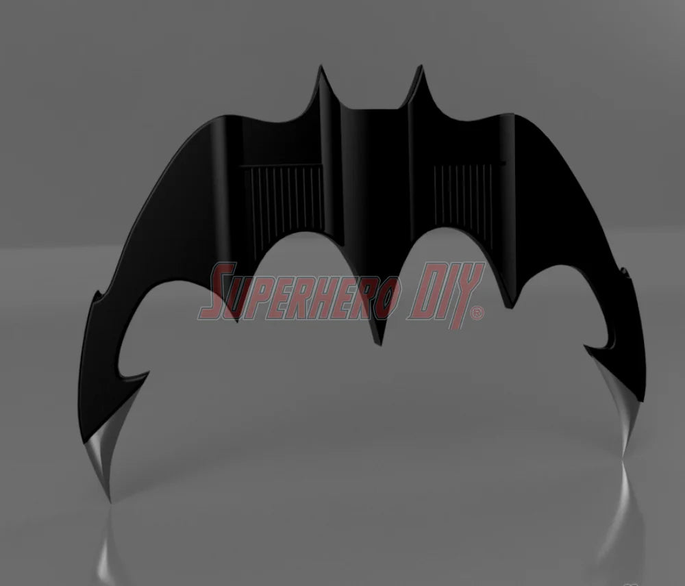 3D-PRINTABLE | 89 Batarang STL file for 3D printing, inspired by 1989 Dark Bat guy prop, dual-sided model