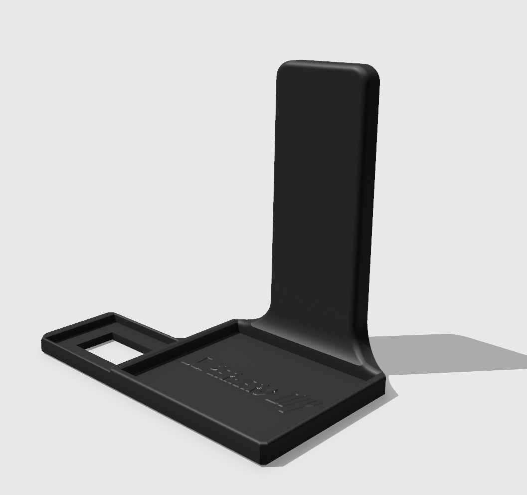 Floating shelf for Bitty Pop Arcade cabinet with space for figure box, ideal for organizing display.
