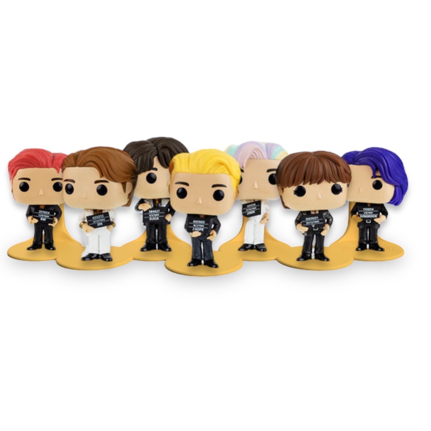 7-POP Floating Shelf for 7 Funko Pops | Fits BTS Butter 7-PACK - Superhero DIY
