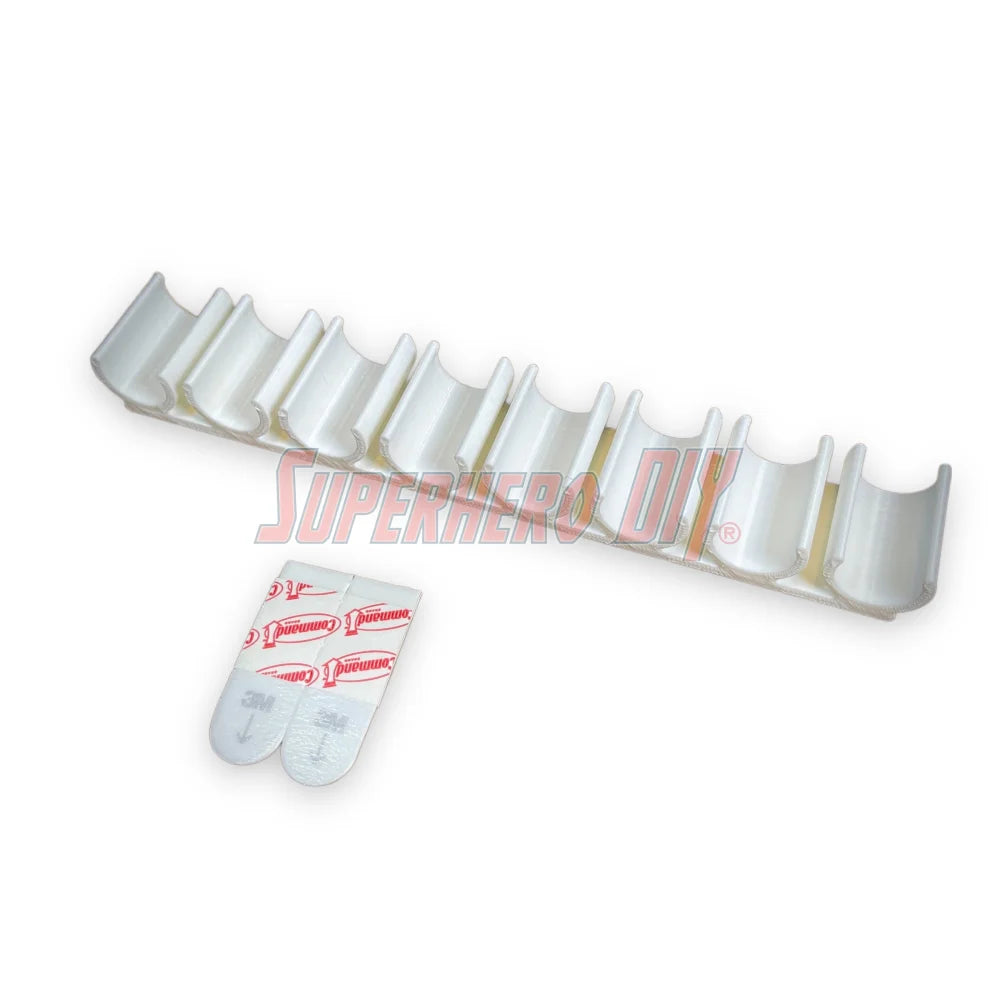 Dry Erase Marker Holder | Wall Mount 4 or 8 Dry Erase Markers or similar size markers | Comes with command strip! - Superhero DIY