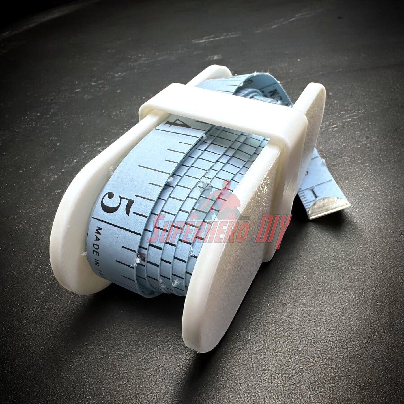 Fabric Tape Measure Holder | Snap-On Sewing Tape Storage for 60" or 145" Tailor’s Tapes | Easy to use fabric tape measure holder.