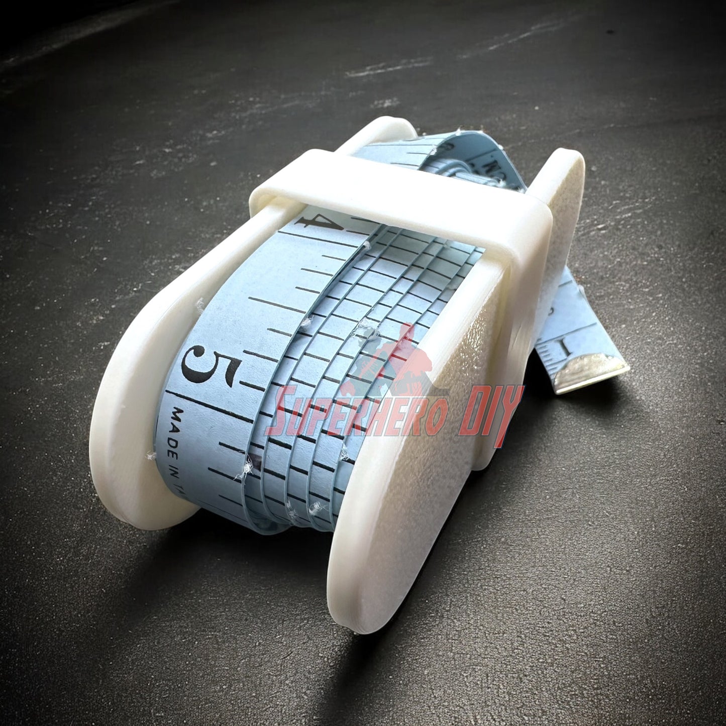 Fabric Tape Measure Holder | Snap-On Sewing Tape Storage for 60" or 145" Tailor’s Tapes | Easy to use fabric tape measure holder.
