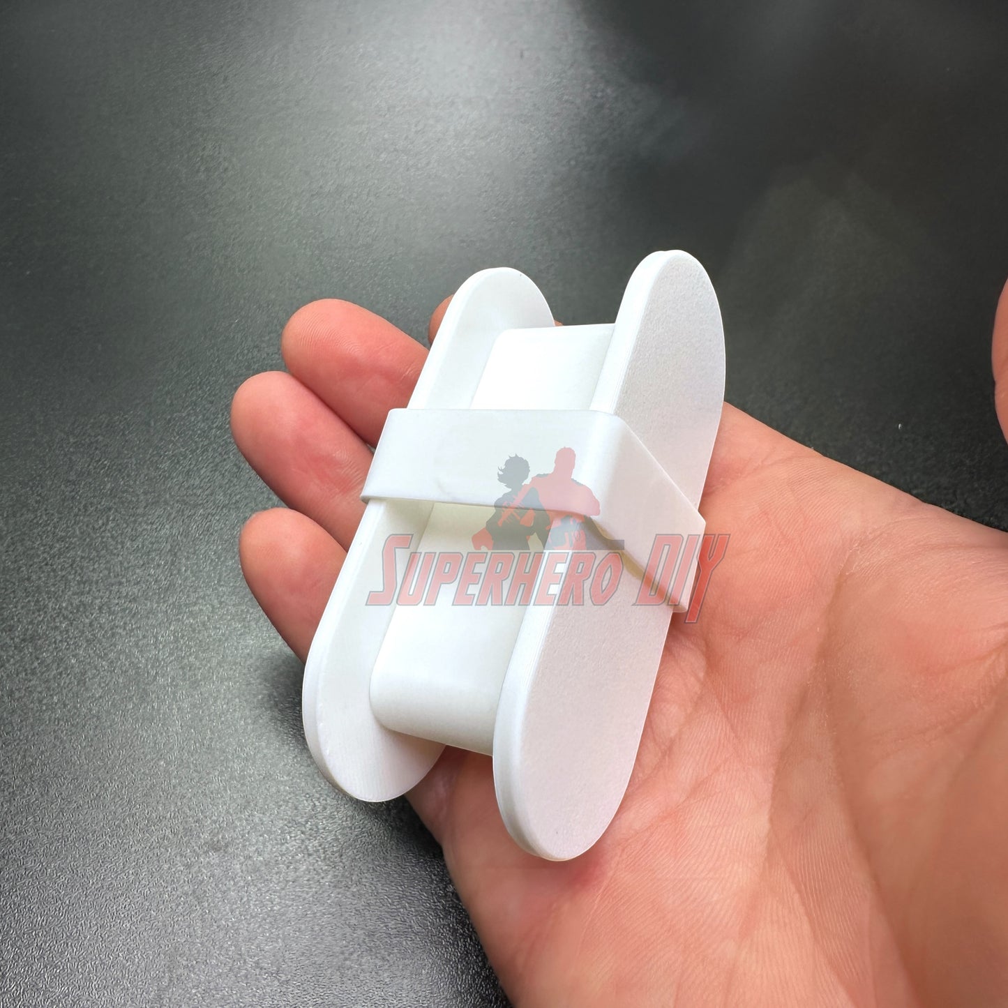 Fabric Tape Measure Holder | Snap-On Sewing Tape Storage for 60" or 145" Tailor’s Tapes | Plastic Sewing Tool for Quilters & DIY in hand