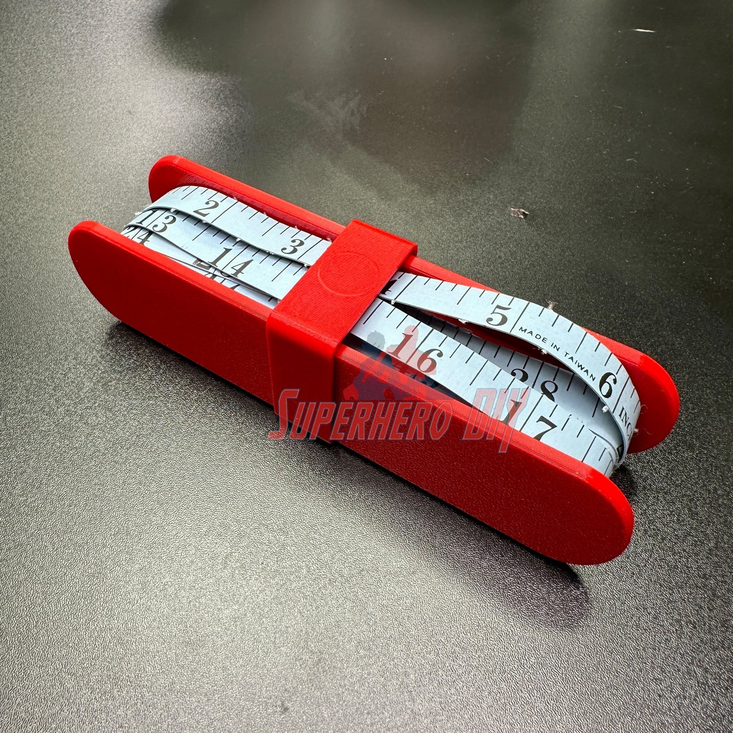Fabric Tape Measure Holder | Snap-On Sewing Tape Storage for 60" or 145" Tailor’s Tapes | Plastic Sewing Tool for Quilters & DIY.