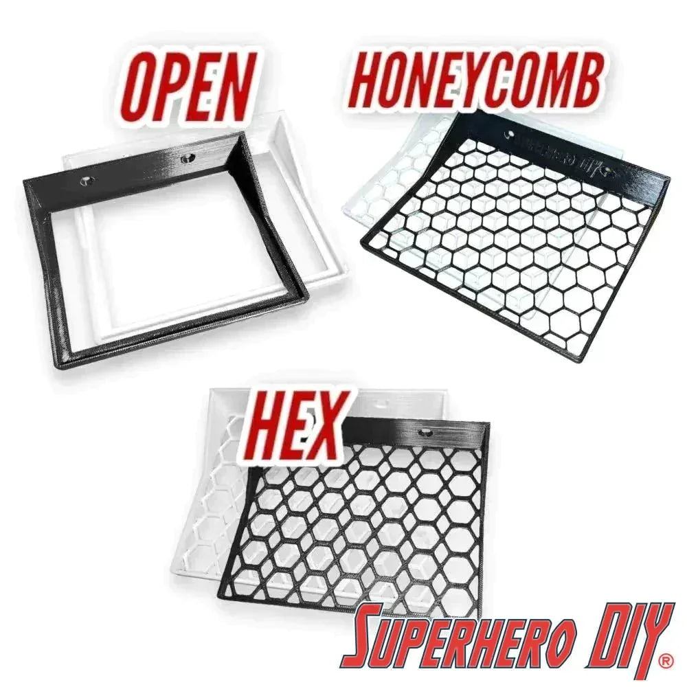 Floating Shelves for Handmade by Robots Vinyl Collectible Boxes | Display Shelf for HMBR | Mounting hardware included - Superhero DIY