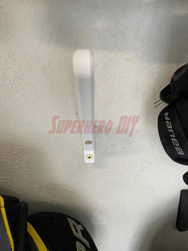Hockey Glove Wall Mount (pair) | Hockey Gear Storage Solution - Superhero DIY