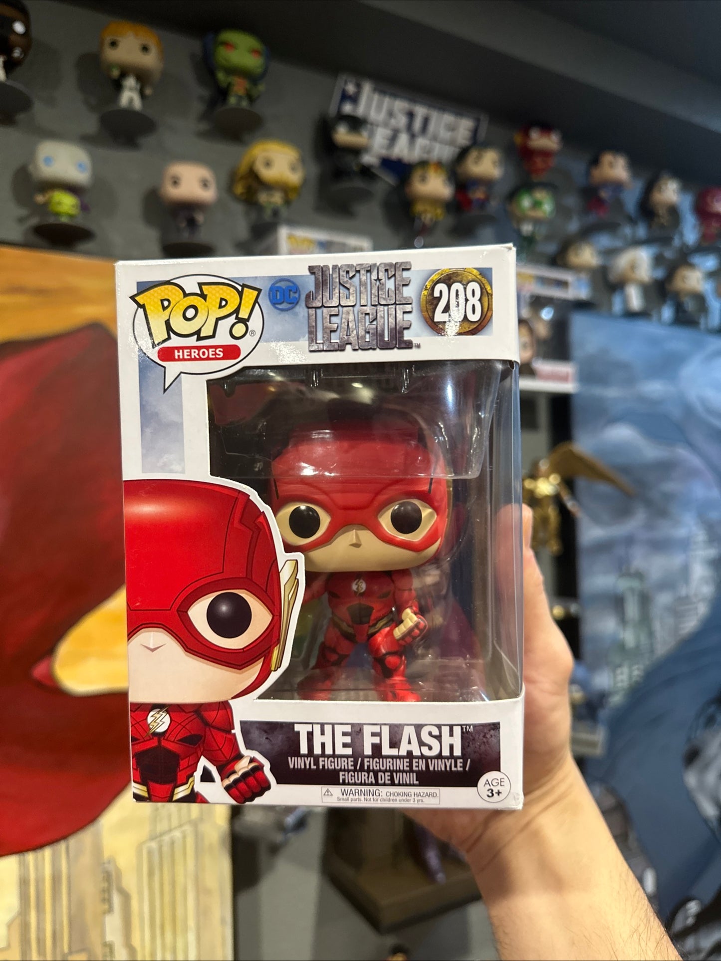 Funko Pop! Vinyl: DC Universe - The Flash #208 Justice League for sale - Superhero DIY
