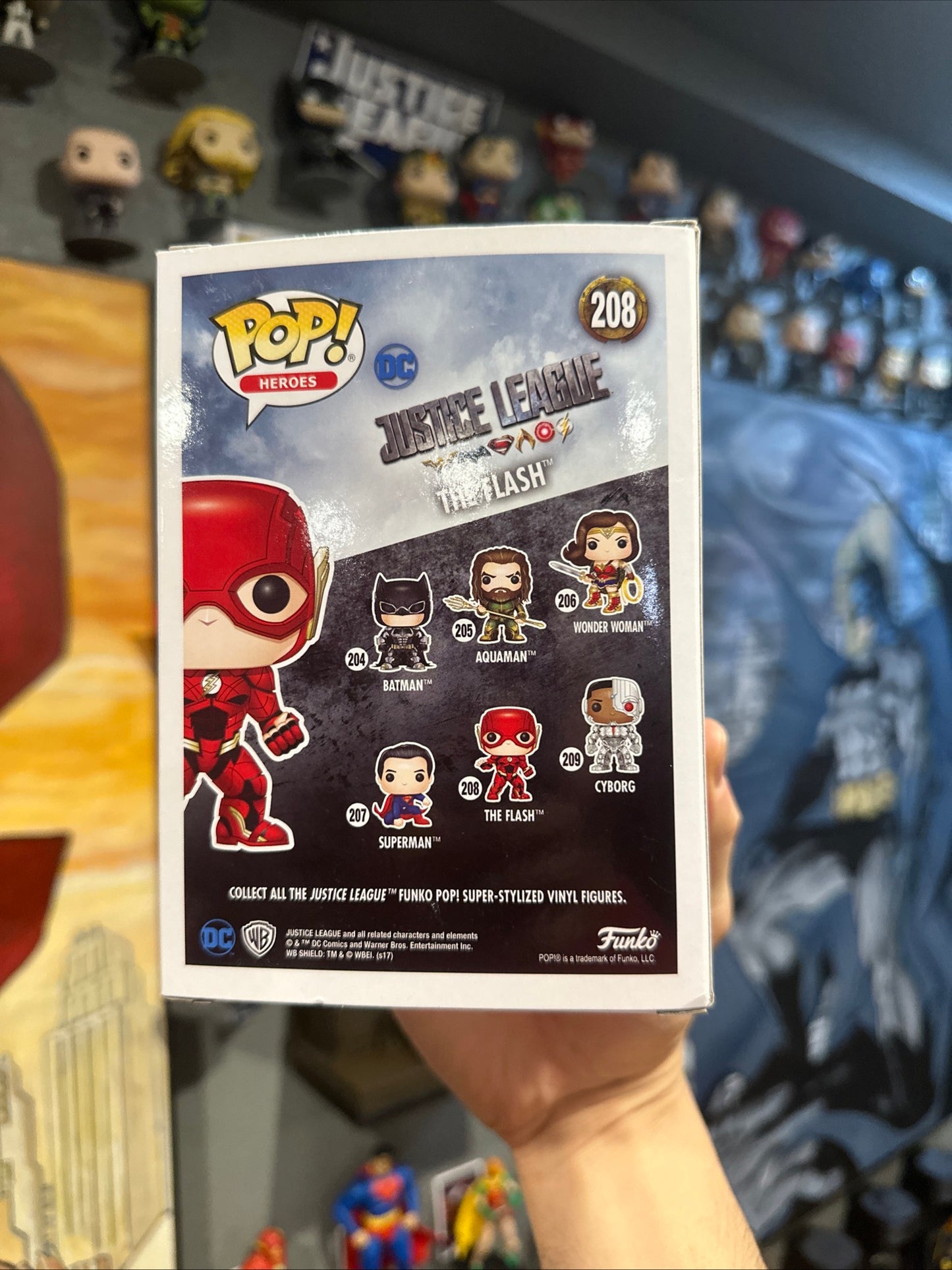 Funko Pop! Vinyl: DC Universe - The Flash #208 Justice League for sale - Superhero DIY