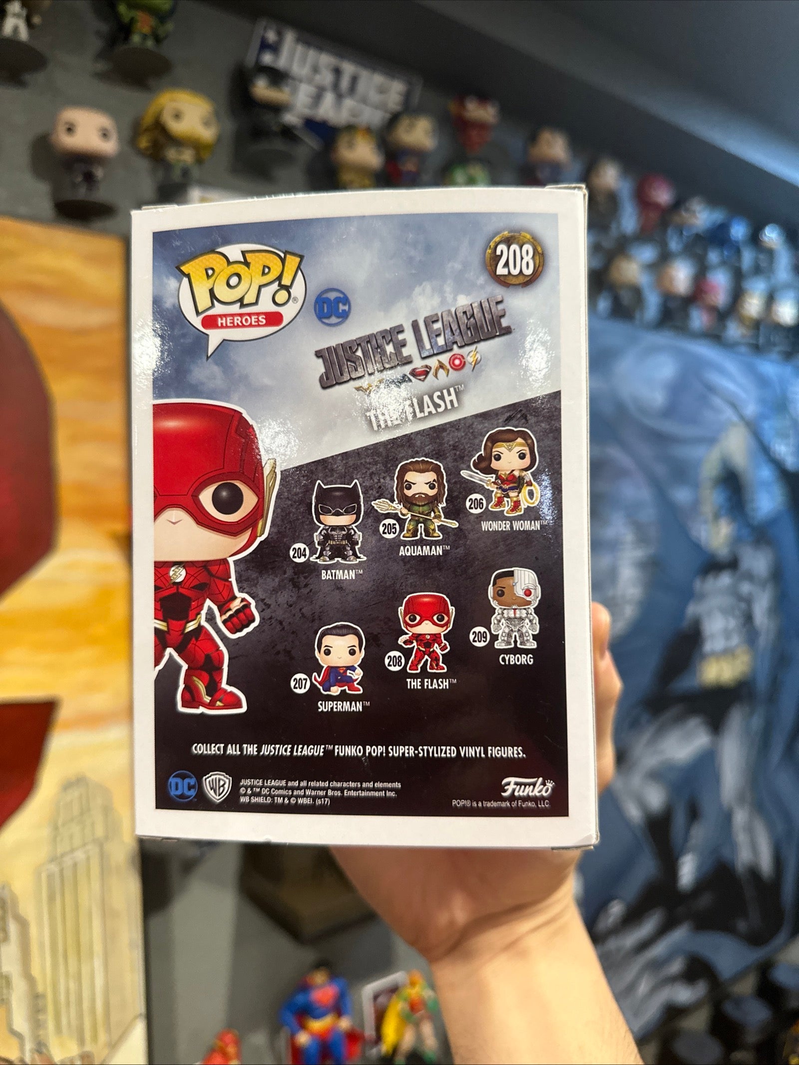 Funko Pop! Vinyl: DC Universe - The Flash #208 Justice League for sale - Superhero DIY