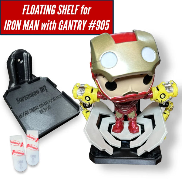 Out of Box Wall Mount for Iron Man with Gantry #905 Funko Pop - Superhero DIY