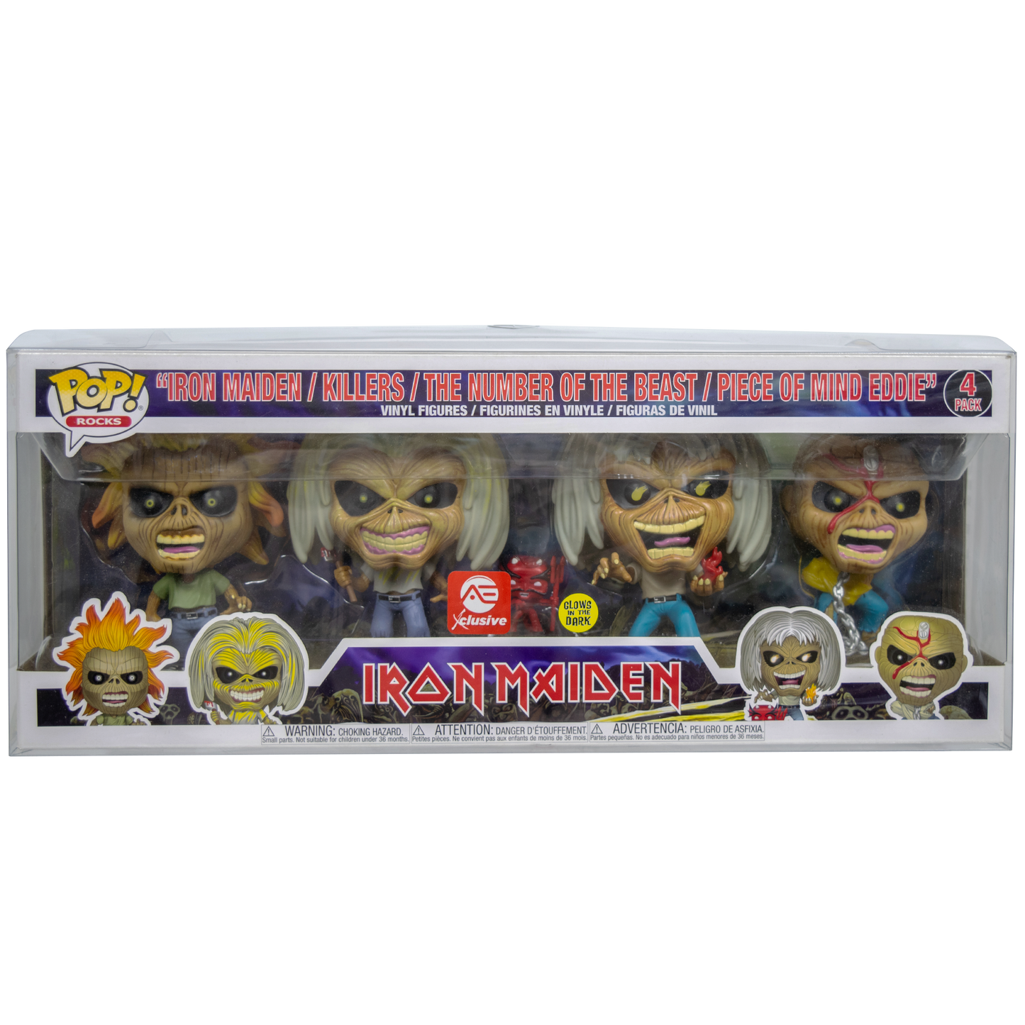 4-Pack Iron Maiden 2020 PopShield Protectors by 7 Bucks a Pop