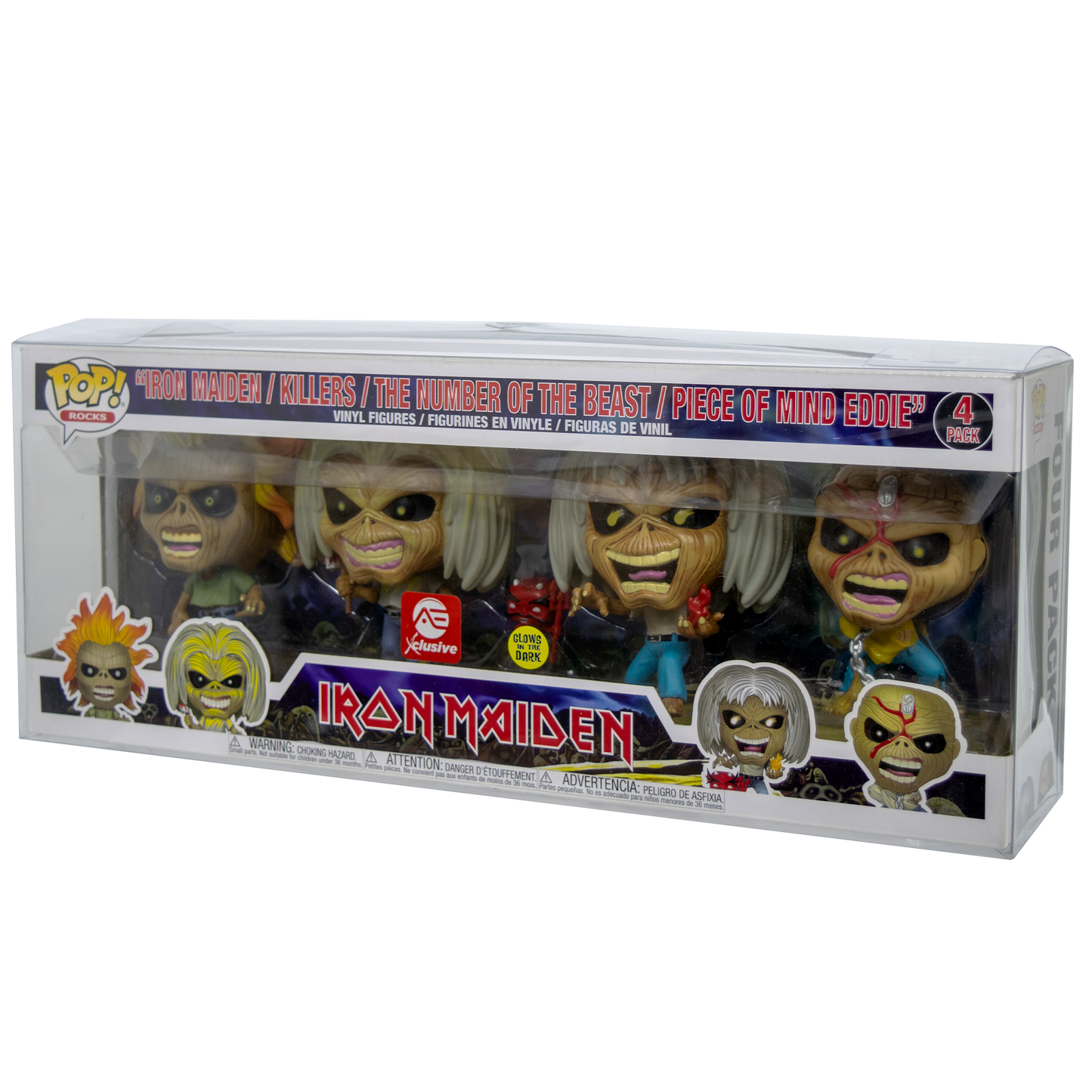 4-Pack Iron Maiden 2020 PopShield Protectors by 7 Bucks a Pop