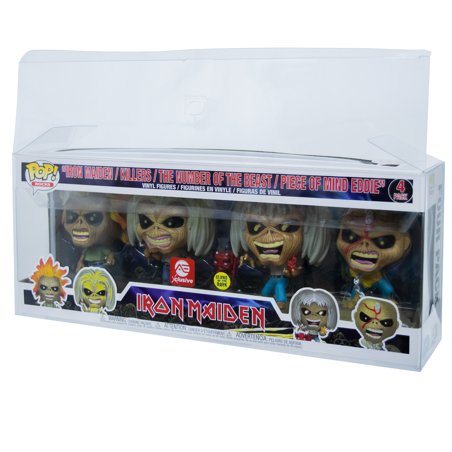 4-Pack Iron Maiden 2020 PopShield Protectors by 7 Bucks a Pop