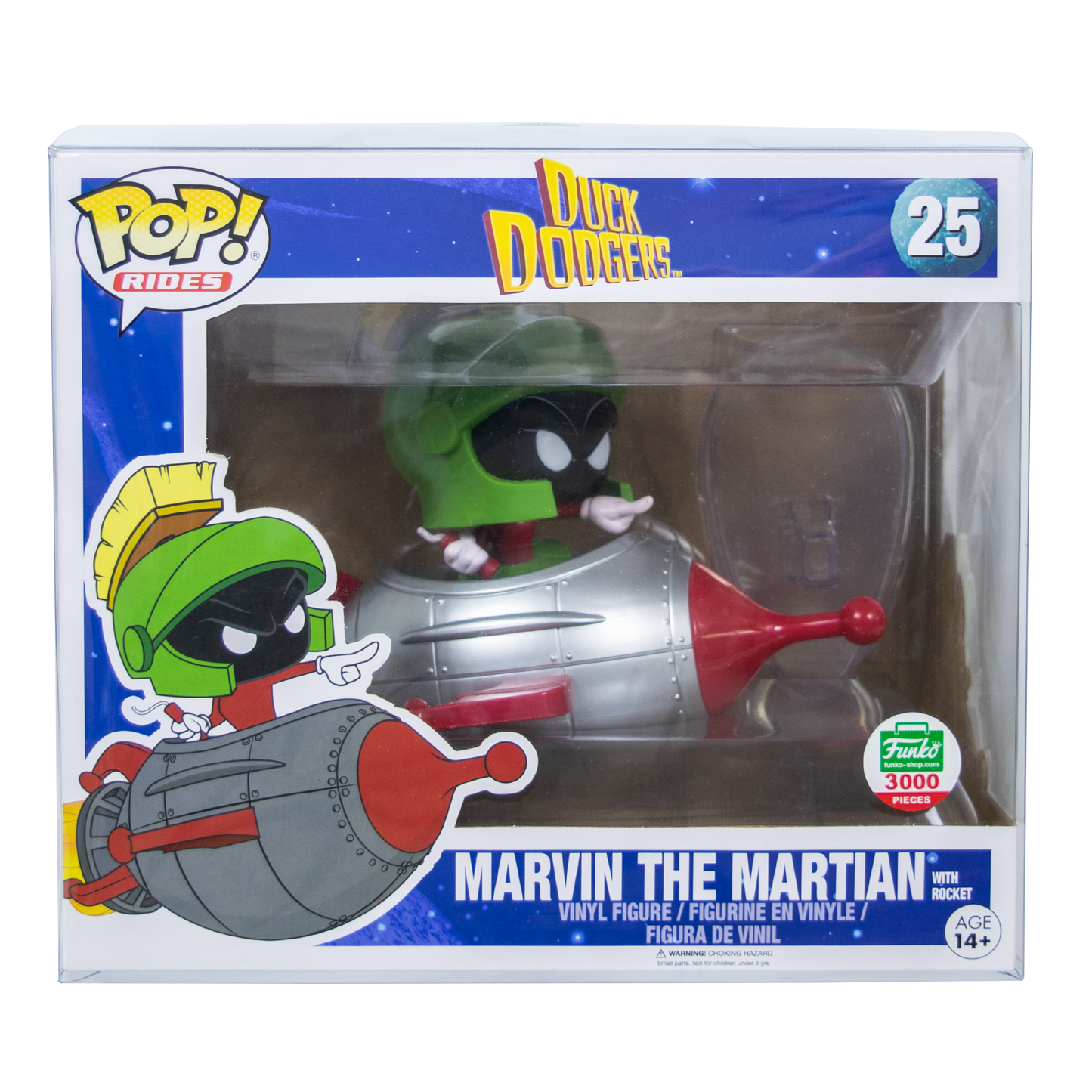Rides Marvin the Martian with Rocket PopShield Protectors by 7 Bucks a Pop
