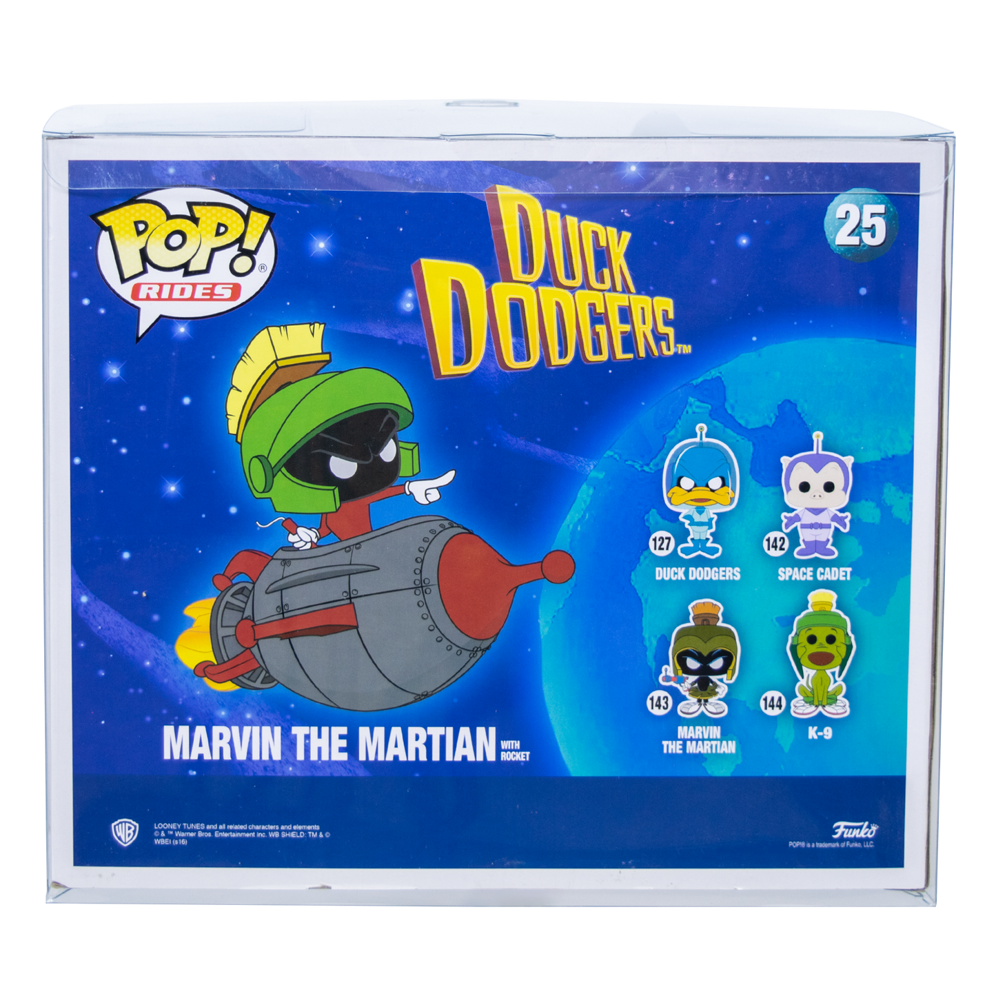 Rides Marvin the Martian with Rocket PopShield Protectors by 7 Bucks a Pop