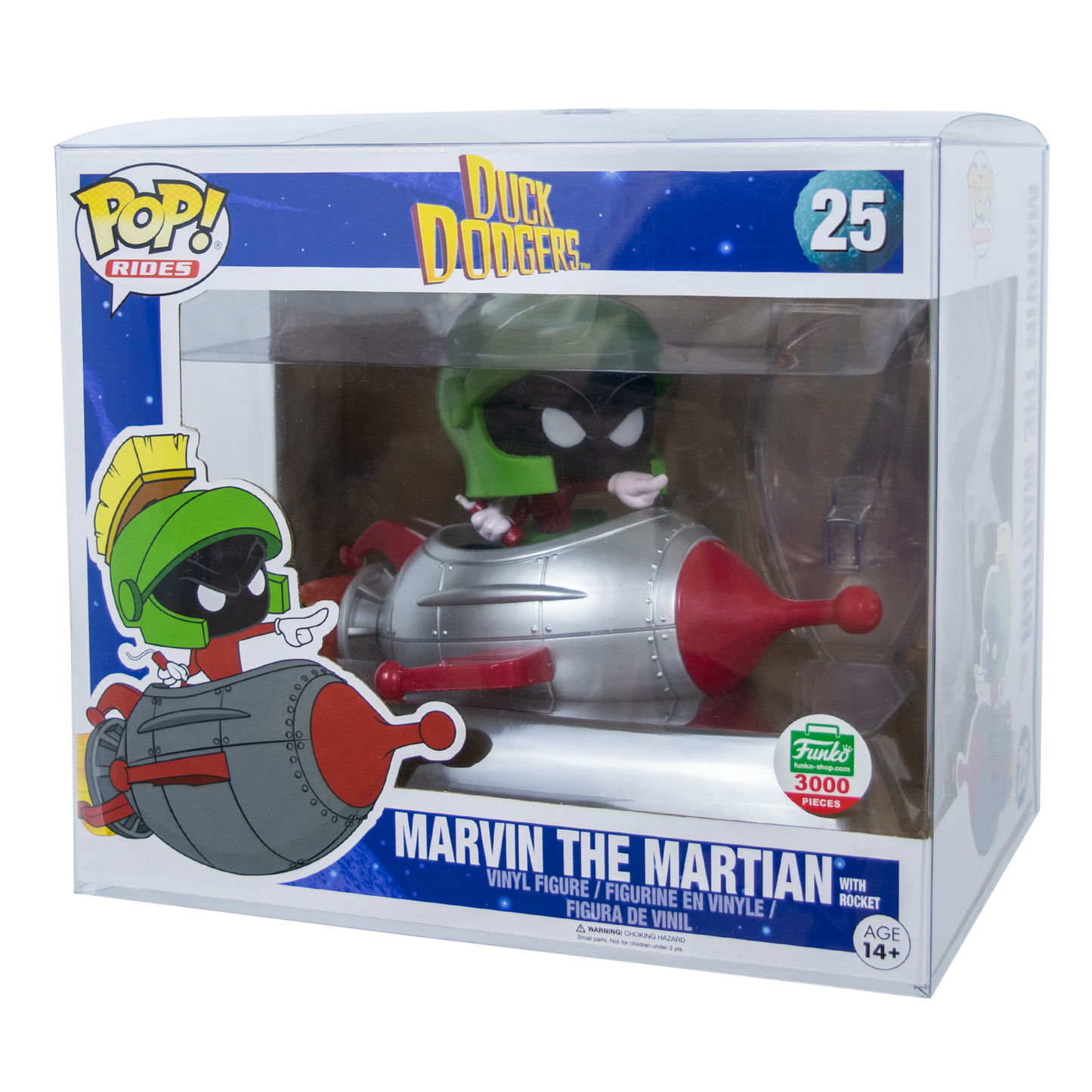 Rides Marvin the Martian with Rocket PopShield Protectors by 7 Bucks a Pop