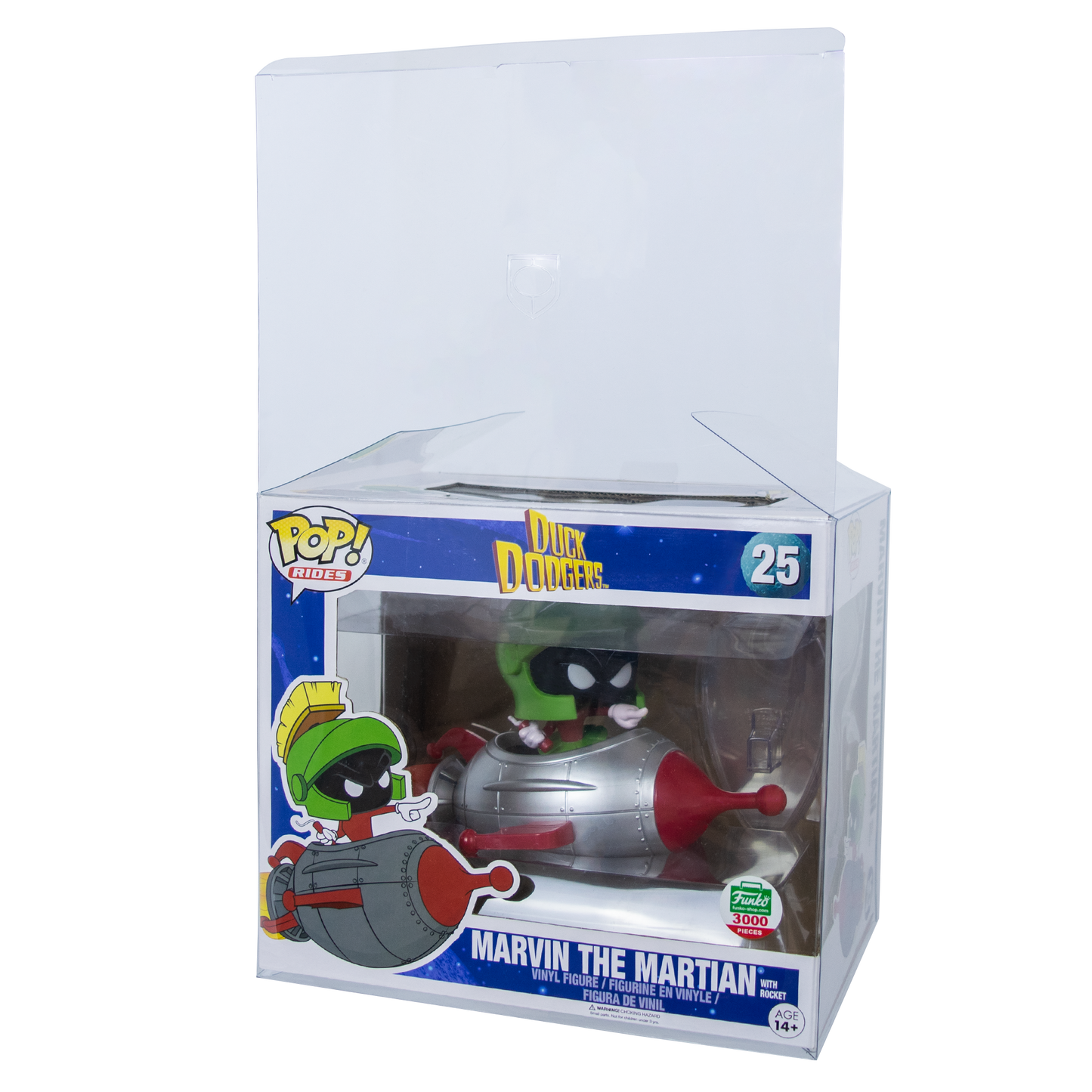 Rides Marvin the Martian with Rocket PopShield Protectors by 7 Bucks a Pop