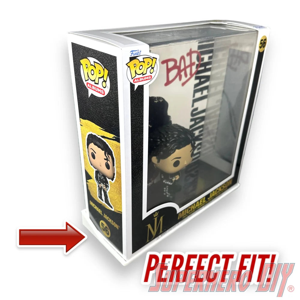 Pop! ALBUMS Floating Shelf Wall Mount | Fits 9W X 3.5D Funko Pop Albums Box | Includes mounting screws - Superhero DIY