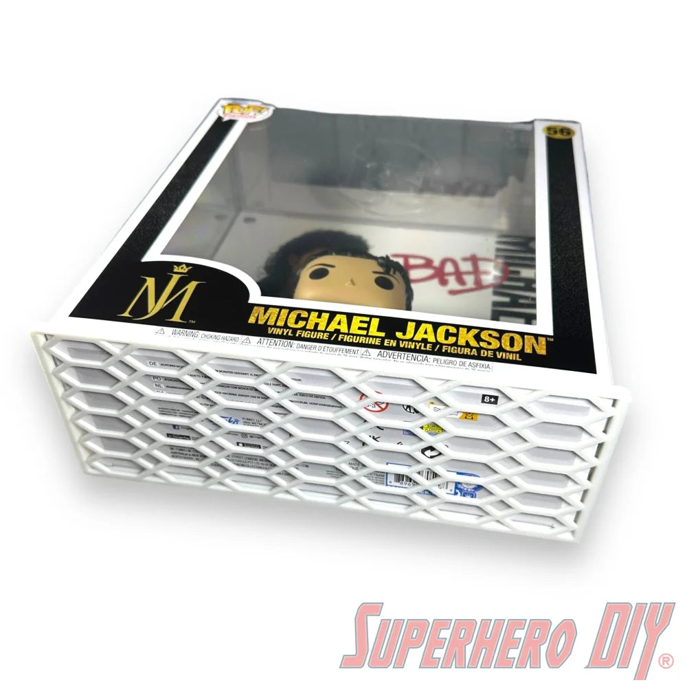 Pop! ALBUMS Floating Shelf Wall Mount | Fits 9W X 3.5D Funko Pop Albums Box | Includes mounting screws - Superhero DIY