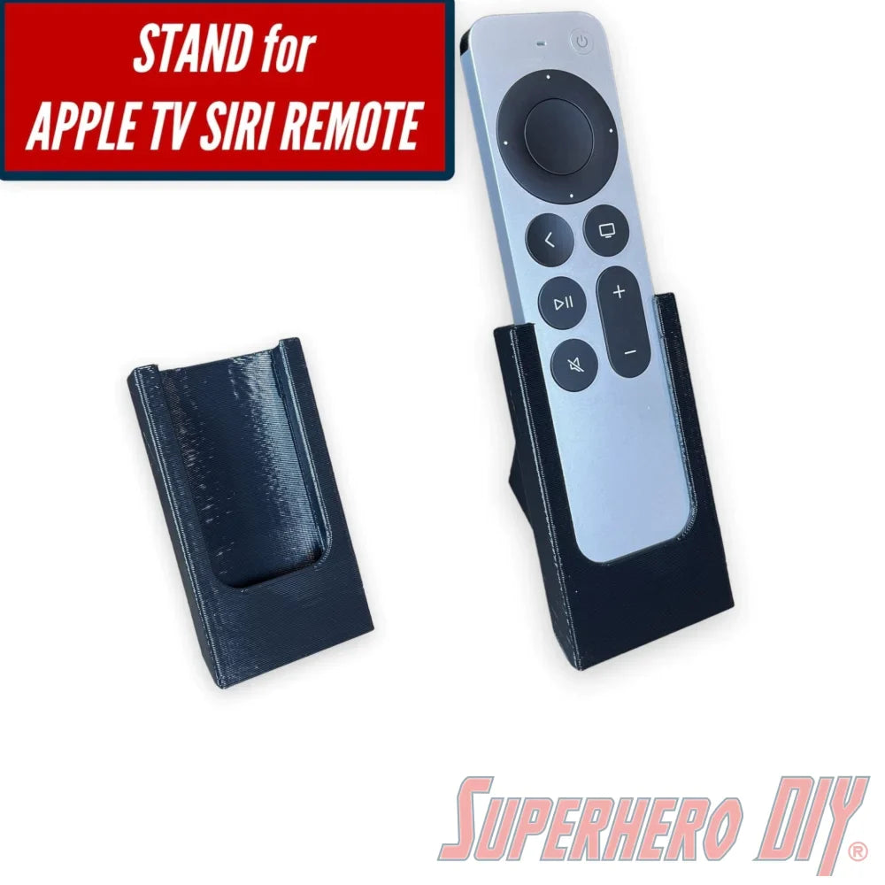 Remote Stand for Apple TV Siri Remote | Stop losing your remote with this helpful Apple TV 4K remote stand! - Superhero DIY