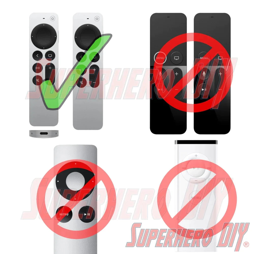 Remote Stand for Apple TV Siri Remote | Stop losing your remote with this helpful Apple TV 4K remote stand! - Superhero DIY