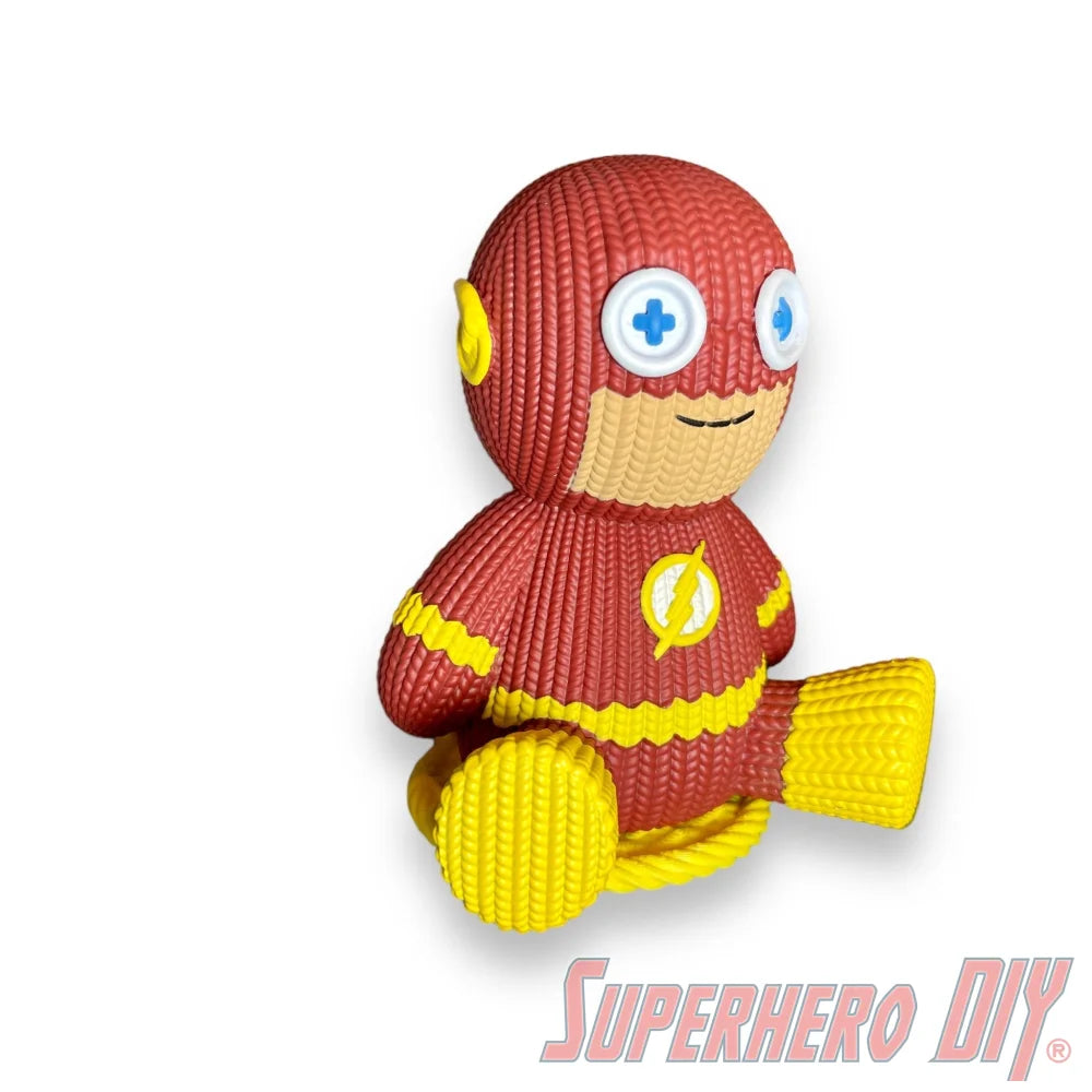Sliding Woven Shelf for Handmade by Robots Vinyl Figure | Floating Shelf with Knit/Woven Design - Superhero DIY