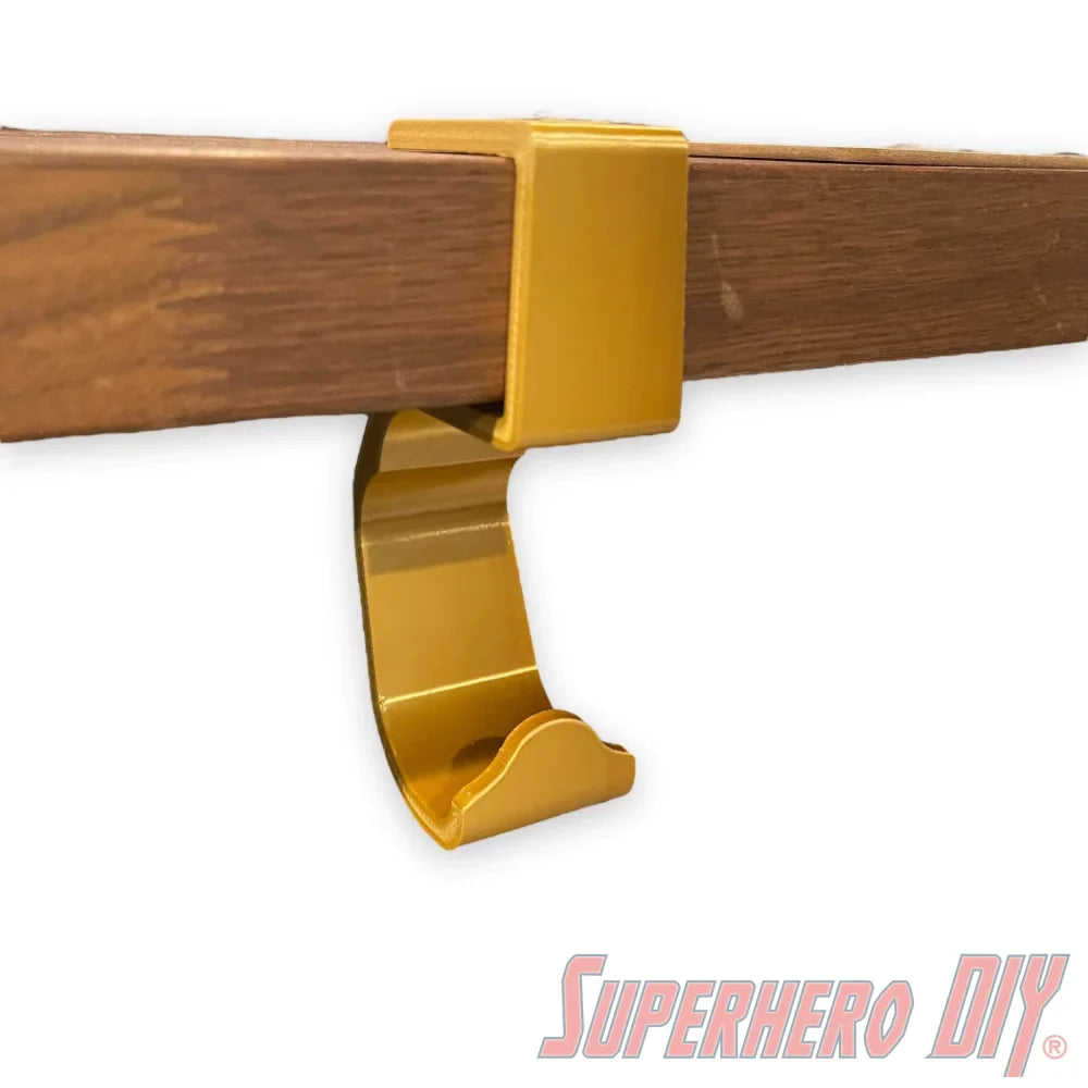 Under Desk Mount for PS5 Controller | fits PlayStation 5 DualSense Controller | Desk Hook Underdesk Controller Hanger - Superhero DIY