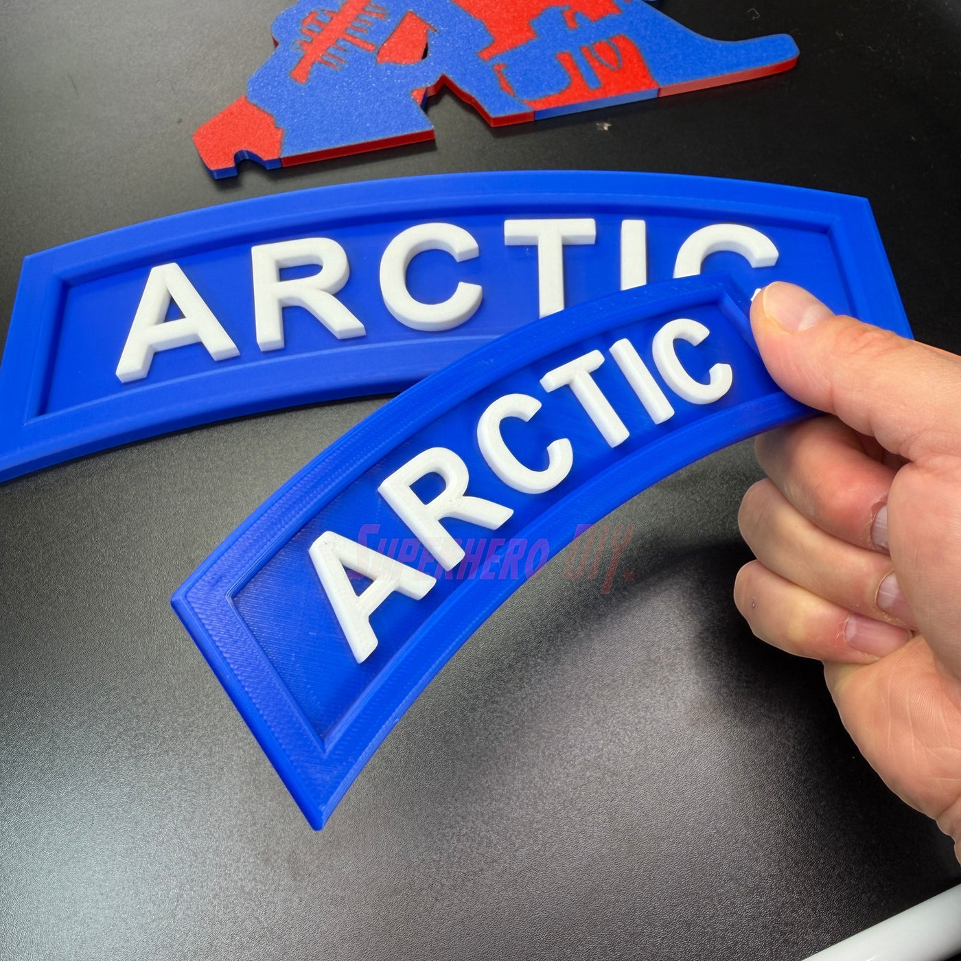 3D Army Arctic Tab – Multiple Sizes (4-12 inches)