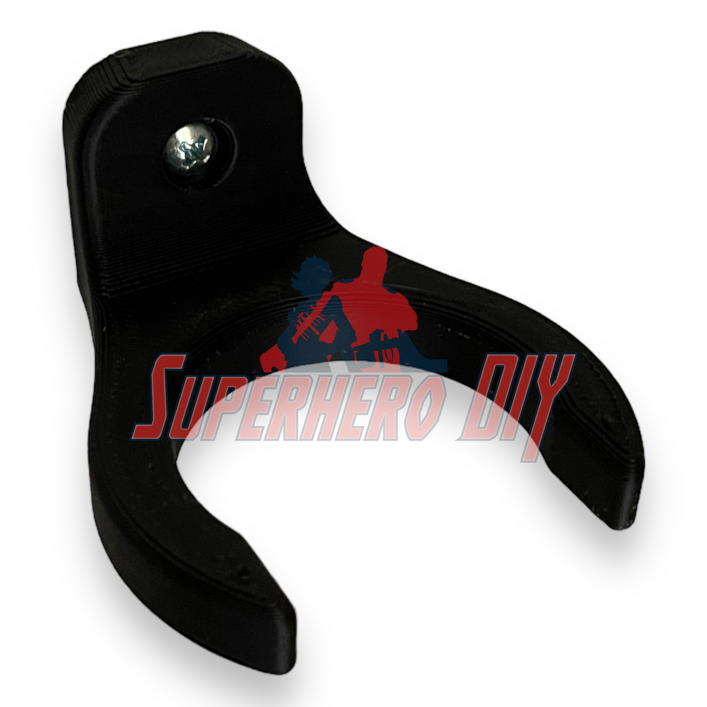 Baseball Bat Holder Wall Mount | Floating Shelf for Baseball Bat Storage or Display, black holder for bat attachment