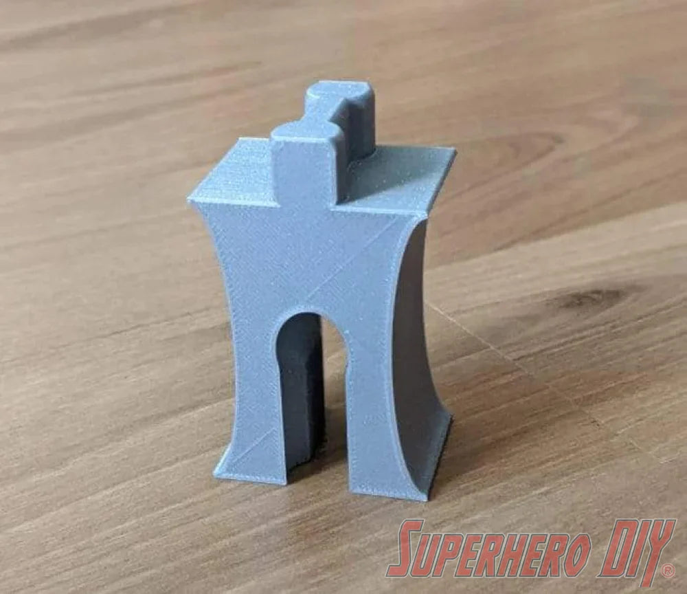 Bridge Pillar Stackable compatible with IKEA or BRIO Wooden Train Track | 3D-printed enhancement for Train Set - Superhero DIY