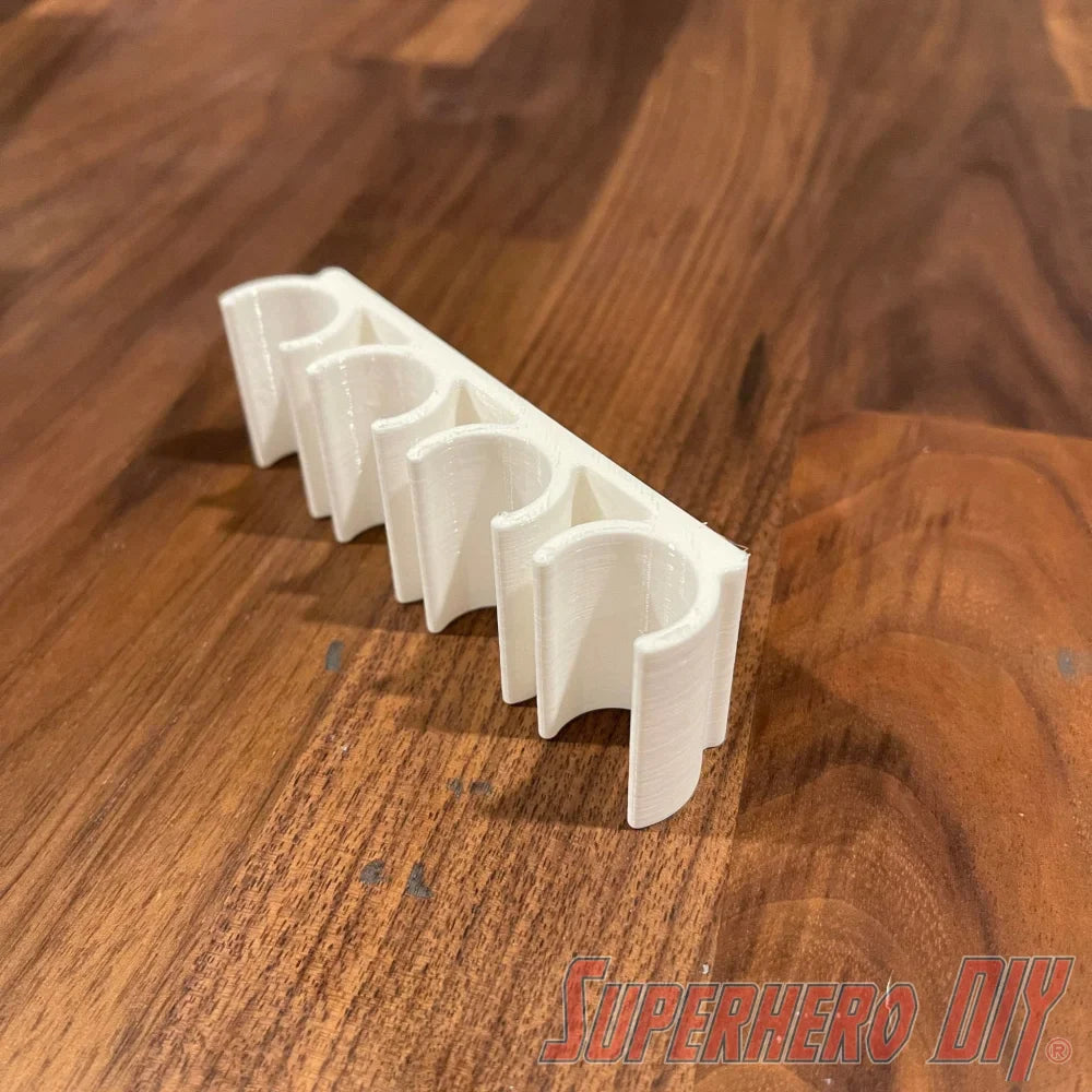 Chalk Marker Holder for 2" circumference markers | Side Mount 4 or 8 Window Markers | Fits Chalky Crown - Superhero DIY