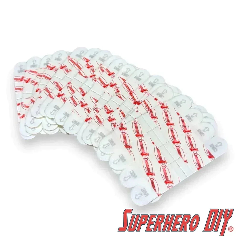 Command strip double-sided adhesive for Funko Figure Shelves | Double-sided tape for mounting figure shelves - Superhero DIY