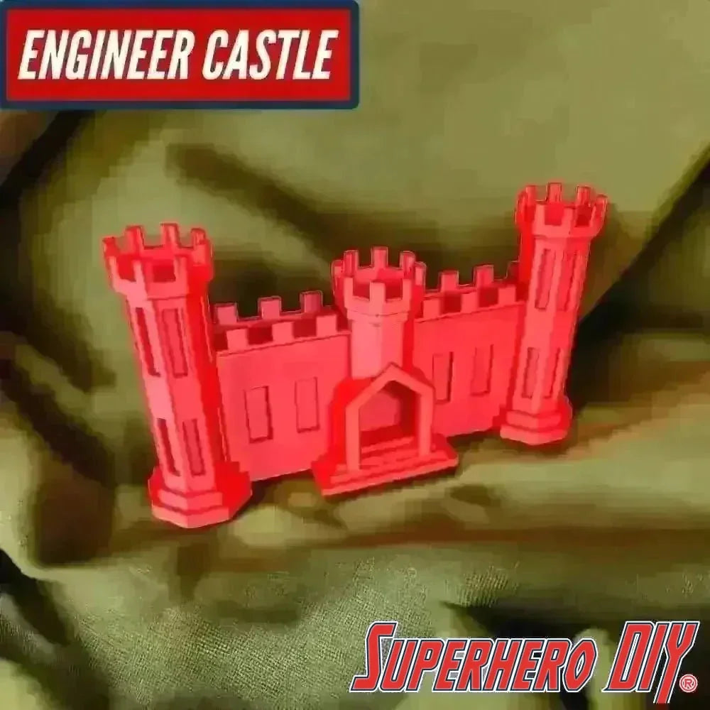 Check out the Corps Castle 3D-Printed | Combat Engineer Army Corps of Engineers Logo Castle from Superhero DIY! The perfect solution for only $6.99