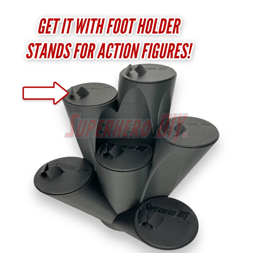 Crystal Display Riser for Action Figures or Funko Pops - Superhero DIY