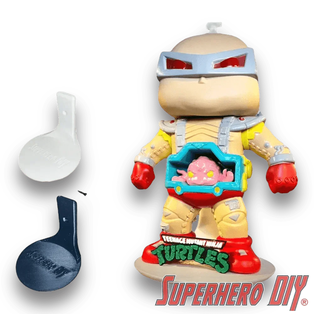 DELUXE size Floating Figure Shelves for POP! DELUXE Vinyl figures | Wall Stand Display Shelves for LARGE pops 6-inch or Deluxe - Superhero DIY