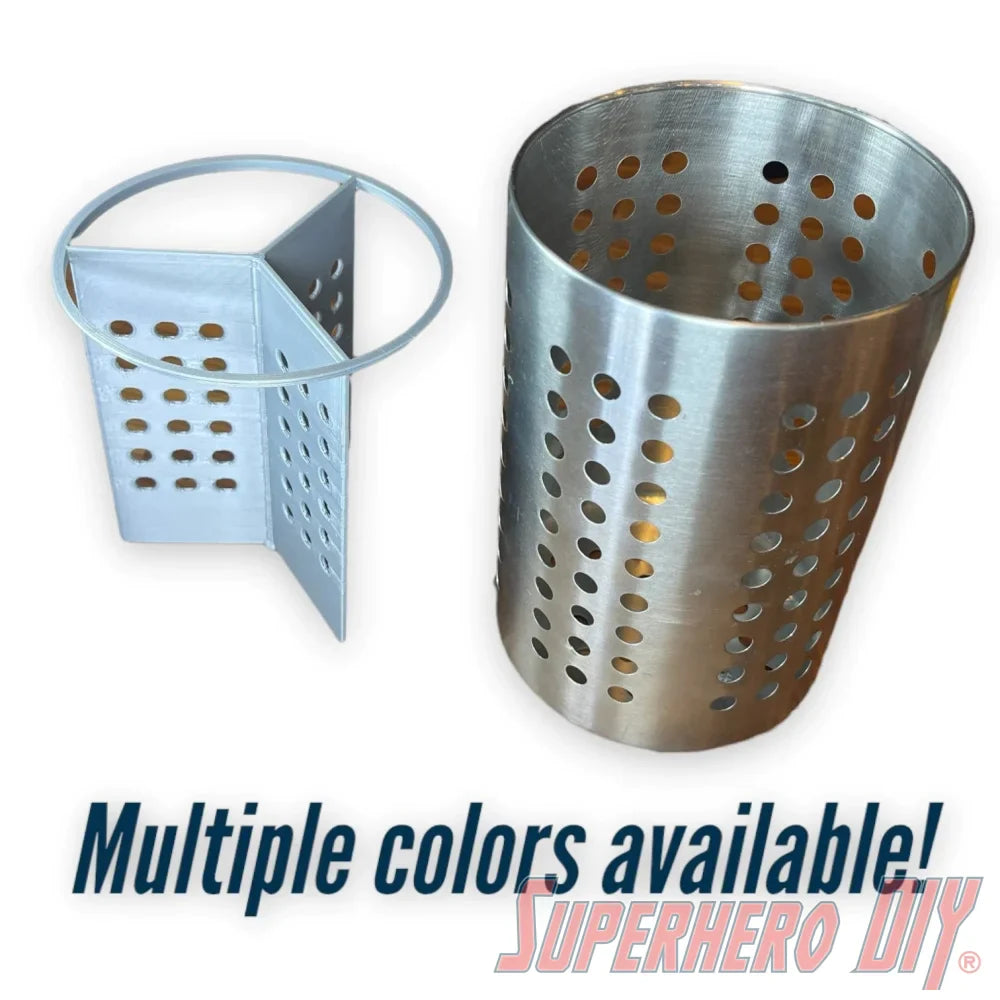 Divider for IKEA ORDNING Utensil Holder | Fits both short and tall Metal Utensil Holders - Superhero DIY