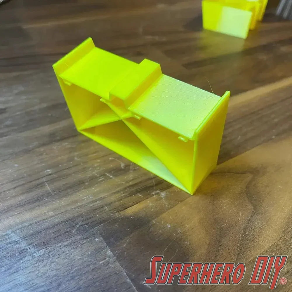 Double Ramp compatible with Hot Wheels Racing Track - Superhero DIY