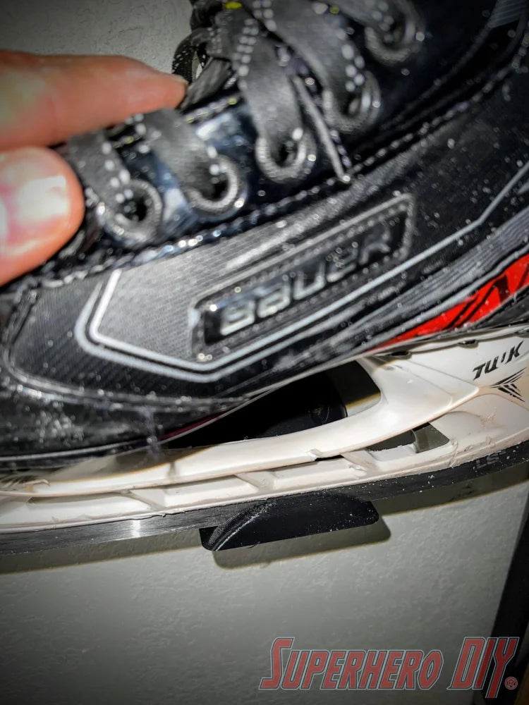 Duck Ice Skate Wall Mount | Garage Hockey Gear Storage Solution - Superhero DIY