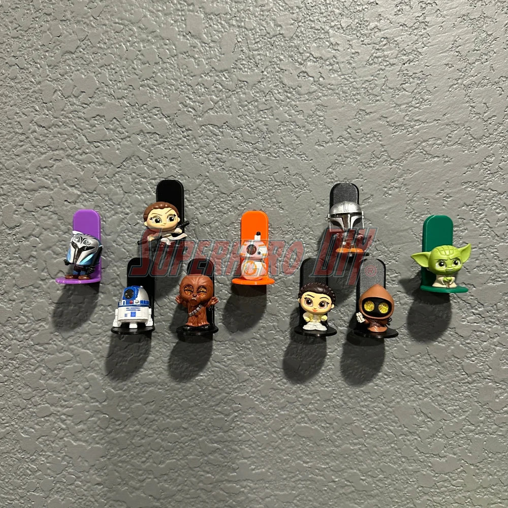 DOORABLE Floating Shelf for Disney Doorables | Out of box wall display | Comes with Command strips! - Superhero DIY