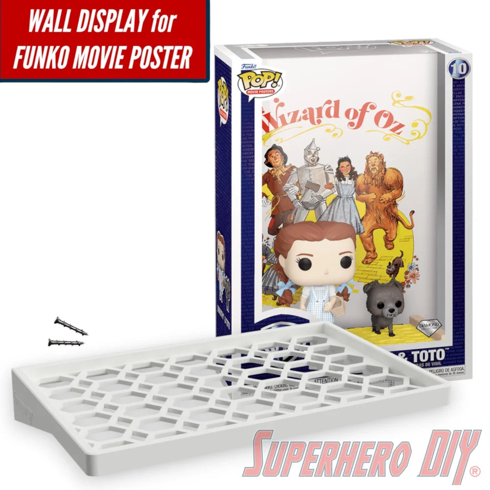 Floating Shelf for DOROTHY & TOTO #10 Funko Pop! Movie Poster - Superhero DIY