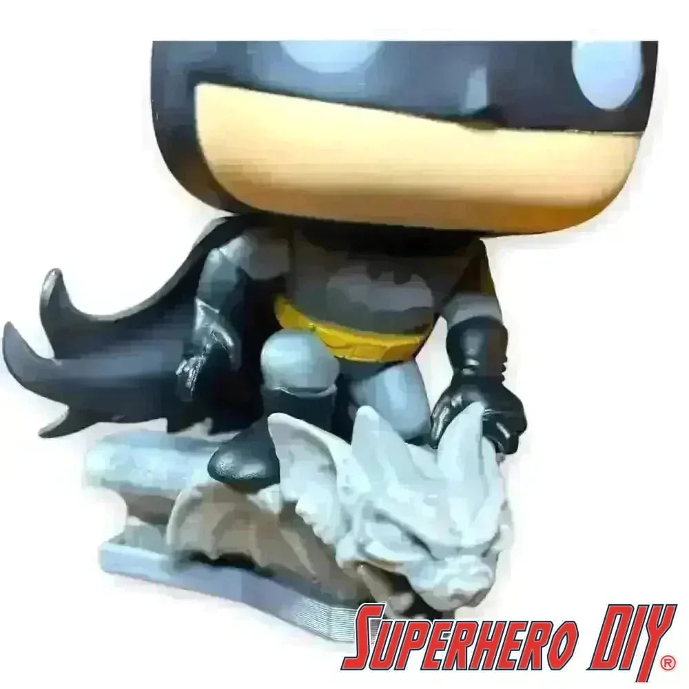 Floating Shelf for Funko Batman Lights & Sound | Comes with mounting screw | Funko Pop Floating Stand - Superhero DIY