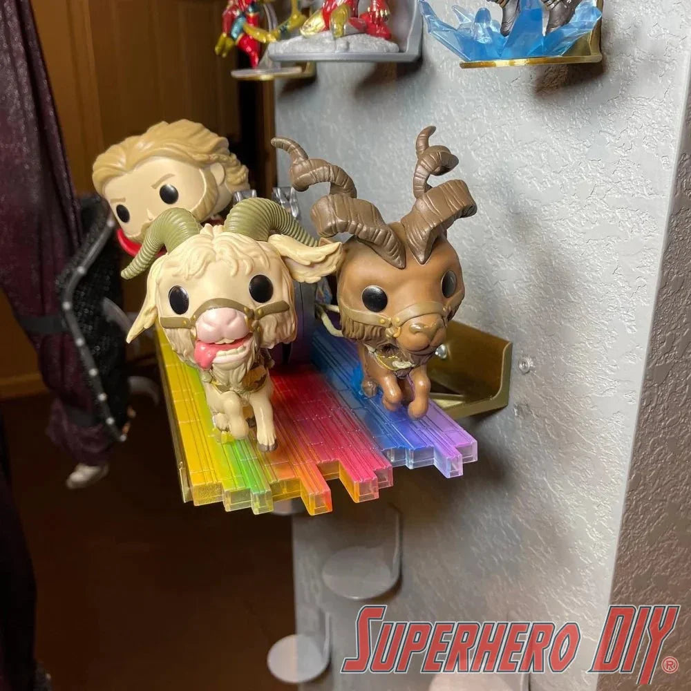 Check out the Floating Shelf for Funko Goat Boat | Fits this Pop! Rides perfectly! | Screws included from Superhero DIY! The perfect solution for only $8.99