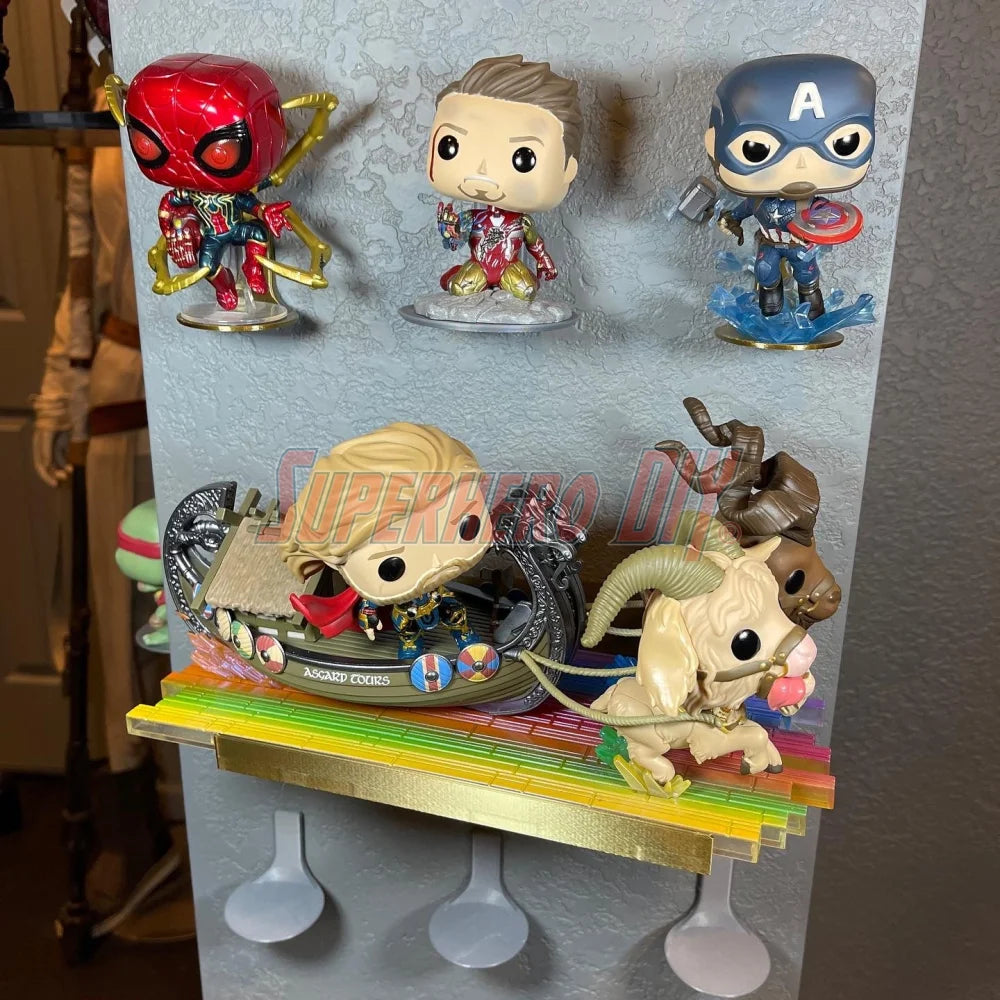 Floating Shelf for Funko Goat Boat | Fits this Pop! Rides perfectly! | Screws included - Superhero DIY