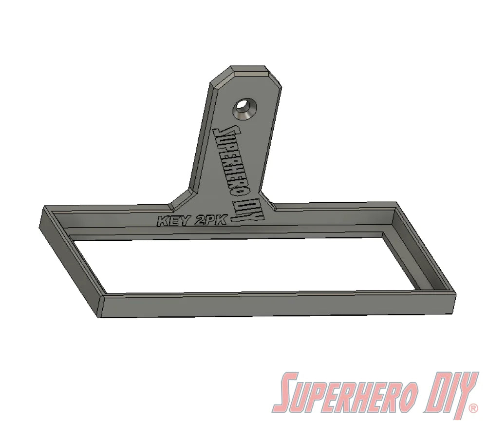 Floating Shelf for Funko Pocket Pop Keychain Box - Superhero DIY