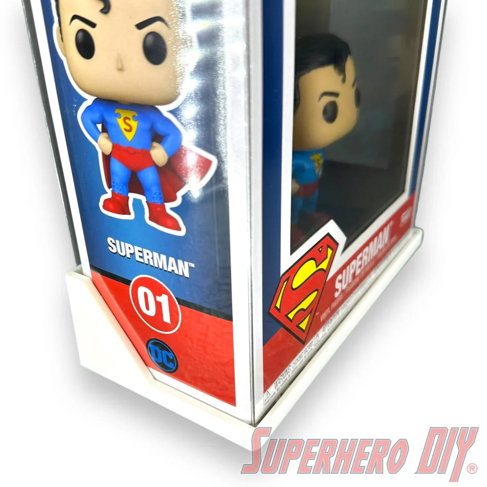 Floating Shelf for Funko Pop! Comic Covers | Wall Mount Display | Pop Box Wall Mount | Includes mounting screws - Superhero DIY